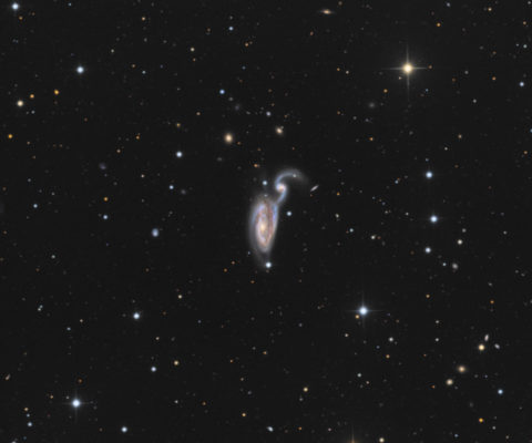 Arp 84 (NGC5394 és NGC5395) – Gém a távolban